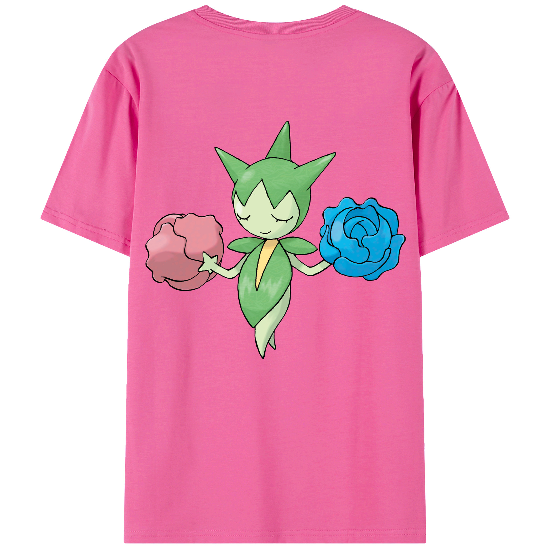 （画像用） ポケットモンスター Pokémon レディース半袖Tシャツ(バックプリント)